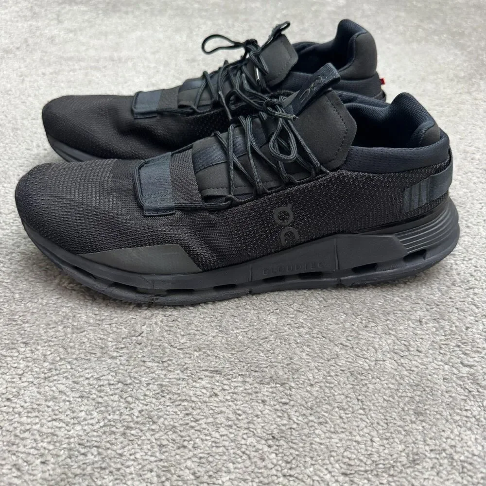 On Cloud Running Cloudnova Black Eclipse Mens 13 CloudTec Speedboard Sneakers